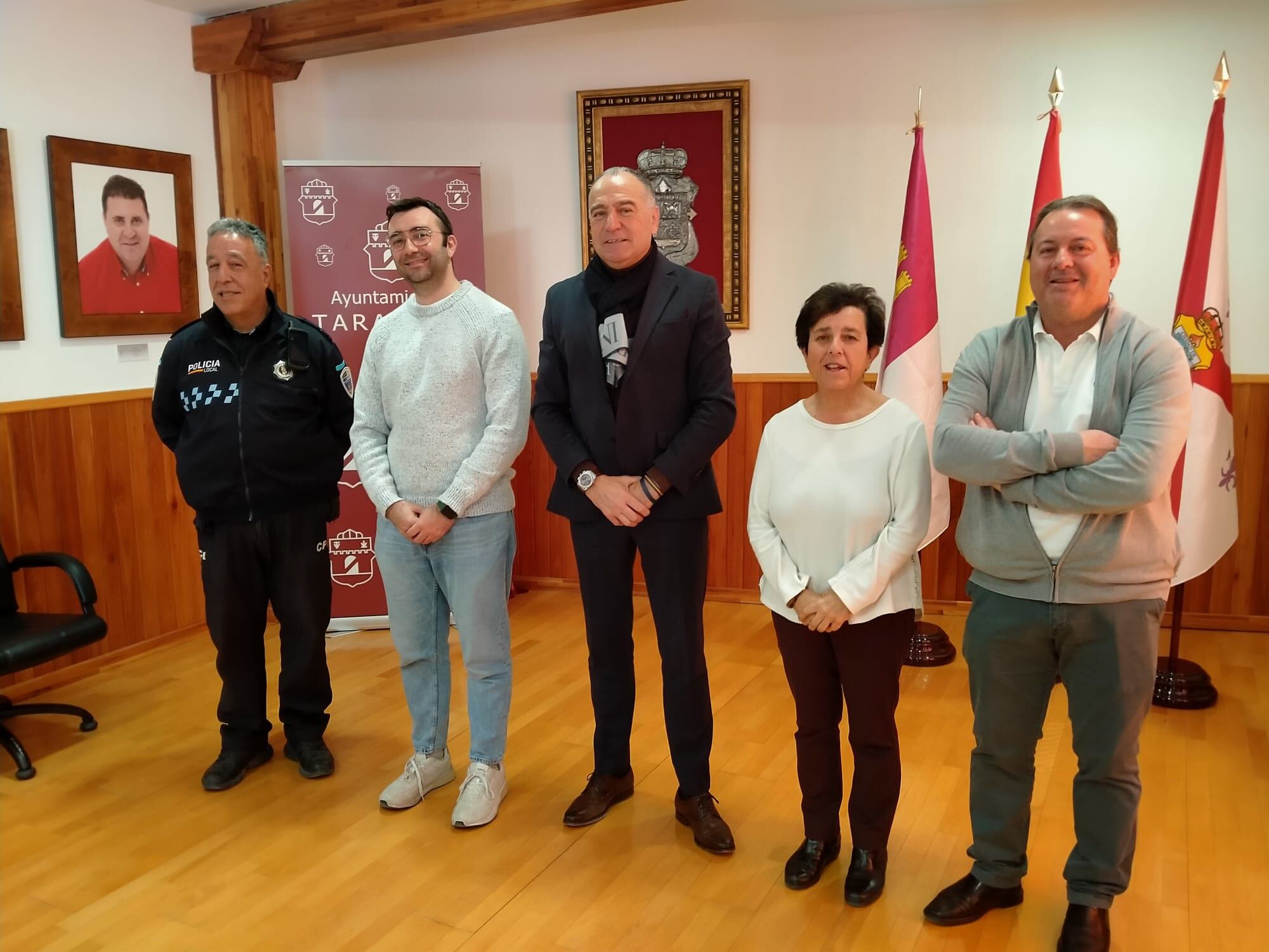 Rueda de prensa para hacer balance del Carnaval y Fiesta de los 60 de 2023 en Tarancón (Cuenca)