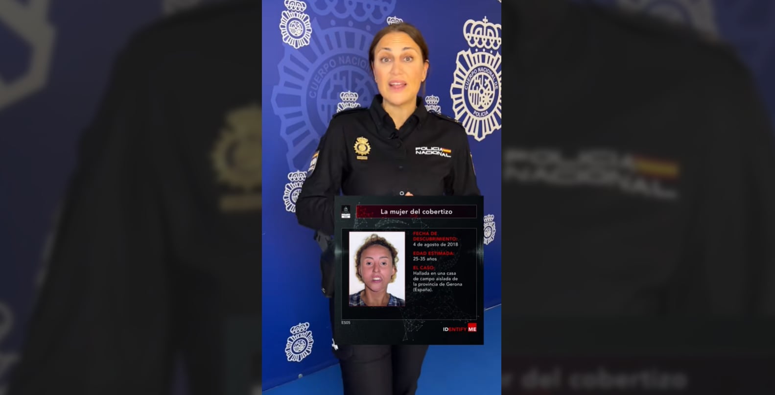 La Policía pide ayuda para identificar a la mujer.