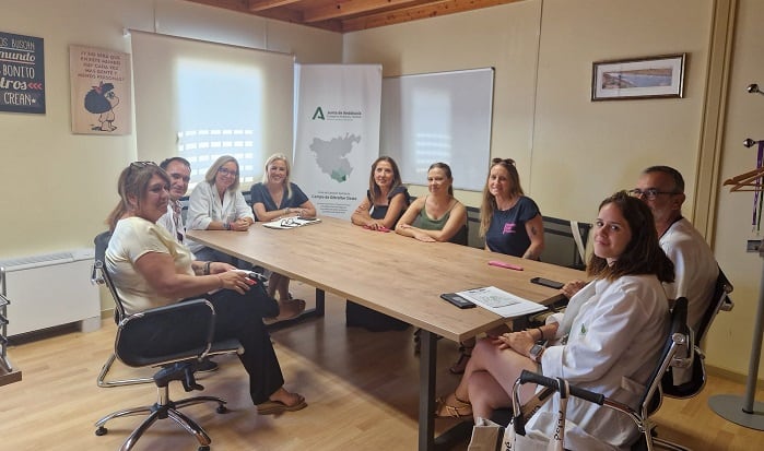 Un momento de la reunión de hoy