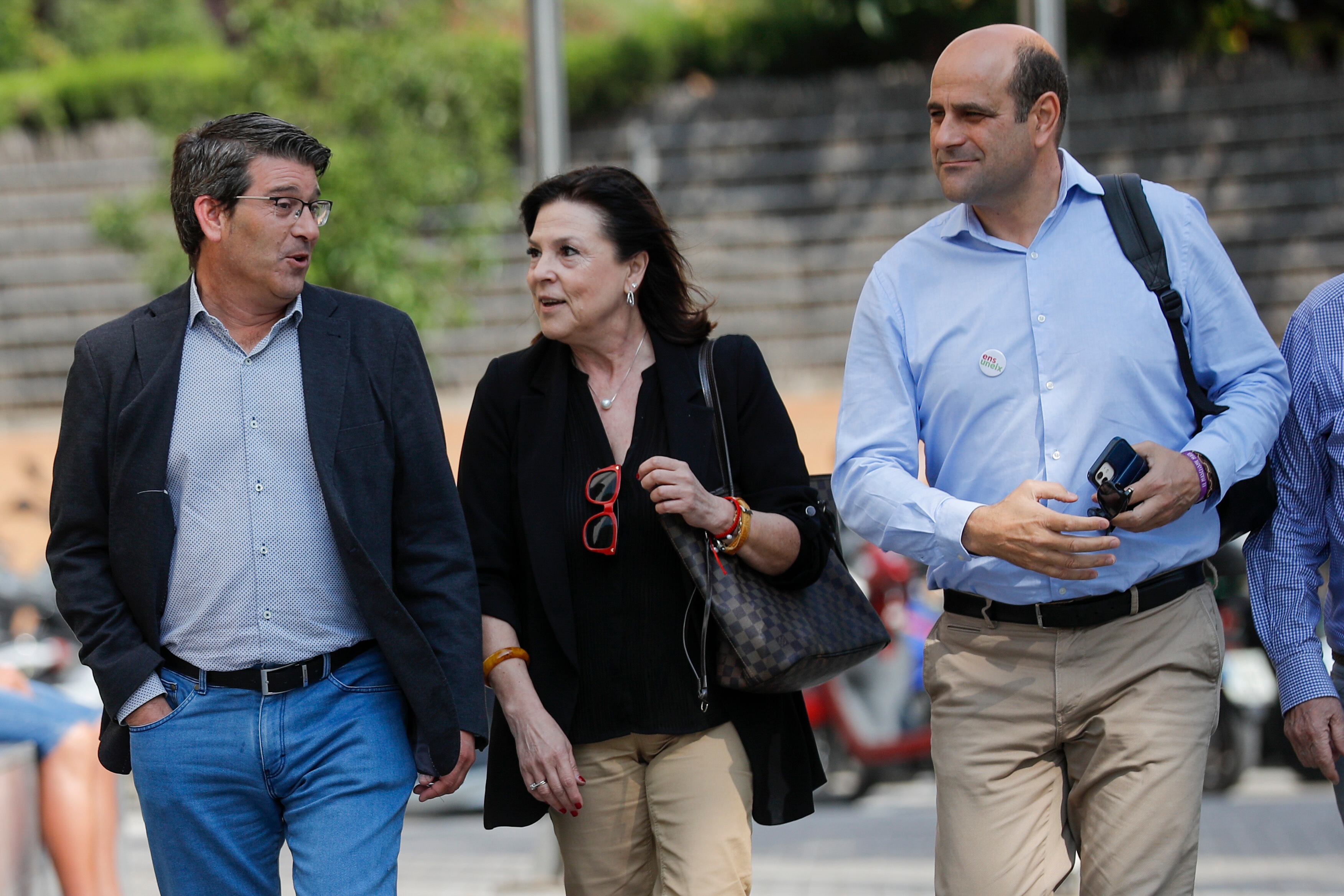 El expresidente de la Diputación de Valencia y alcalde de Ontinyent, Jorge Rodríguez, a su llegada a la Ciudad de la Justicia (archivo)