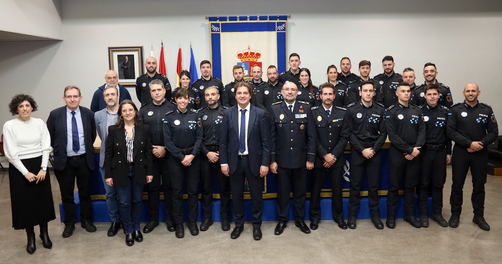 Los nuevos agentes policiales se han incorporado al servicio