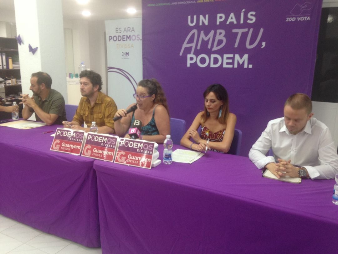Imagen de archivo de dirigentes de Podemos