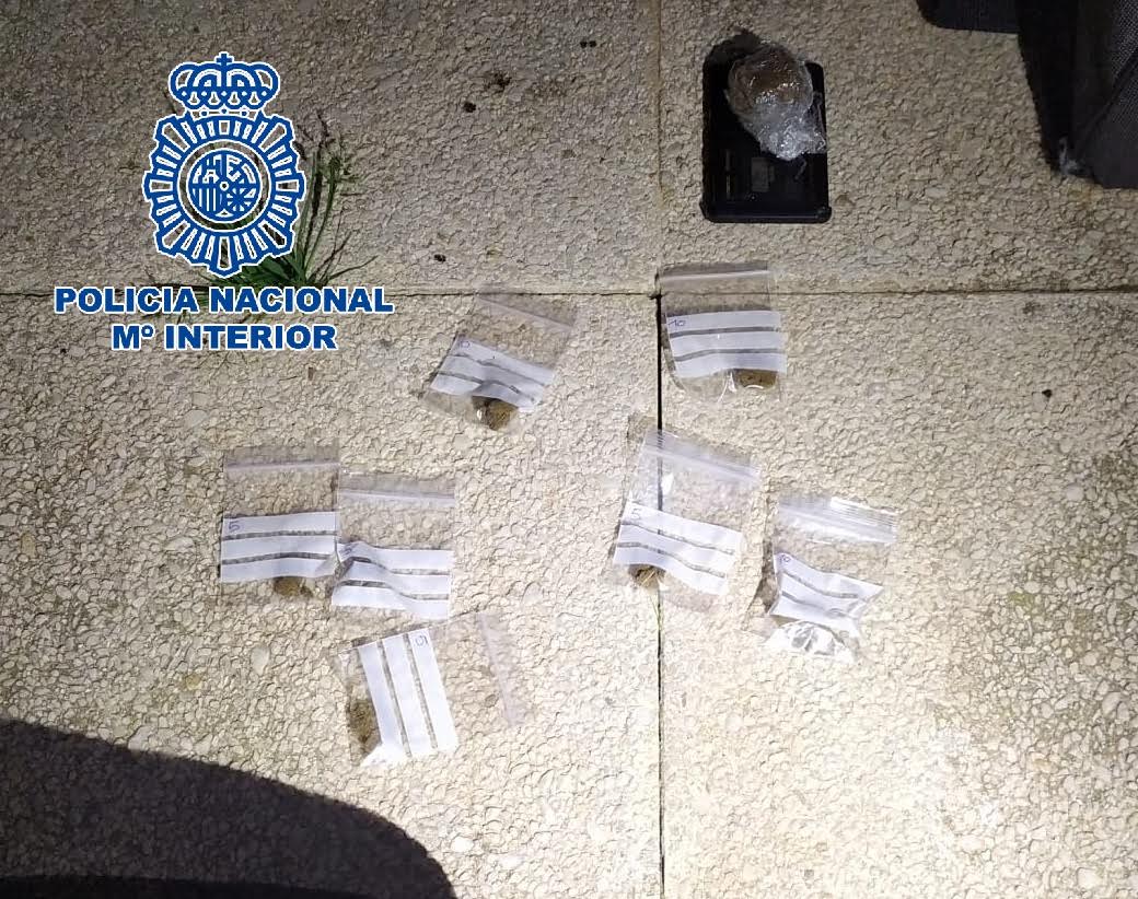 Droga intervenida por la Policía