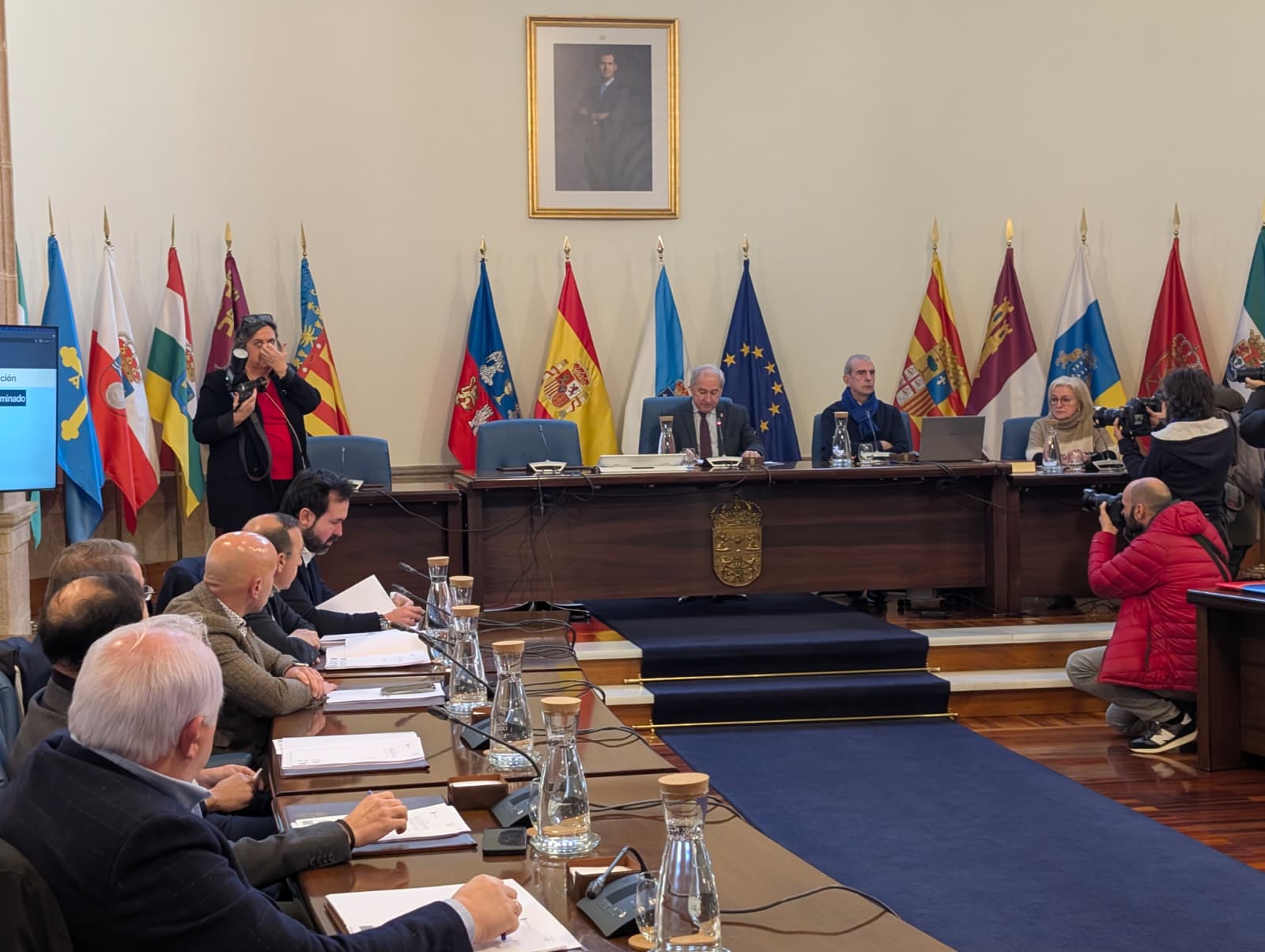 El pleno de la Diputación de Lugo toma constancia de la dimisión de José Tomé como presidente provincial.