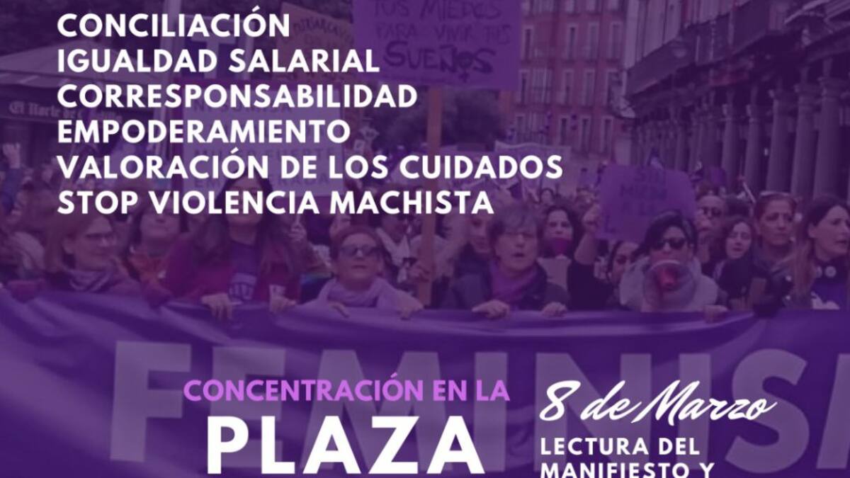 La Coordinadora de Mujeres convoca una concentración el 8M en la Plaza Mayor