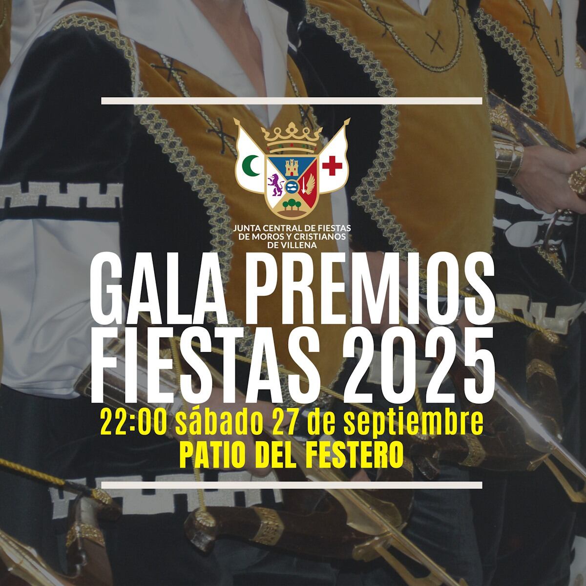 Cartel anunciador de la gala de premios
