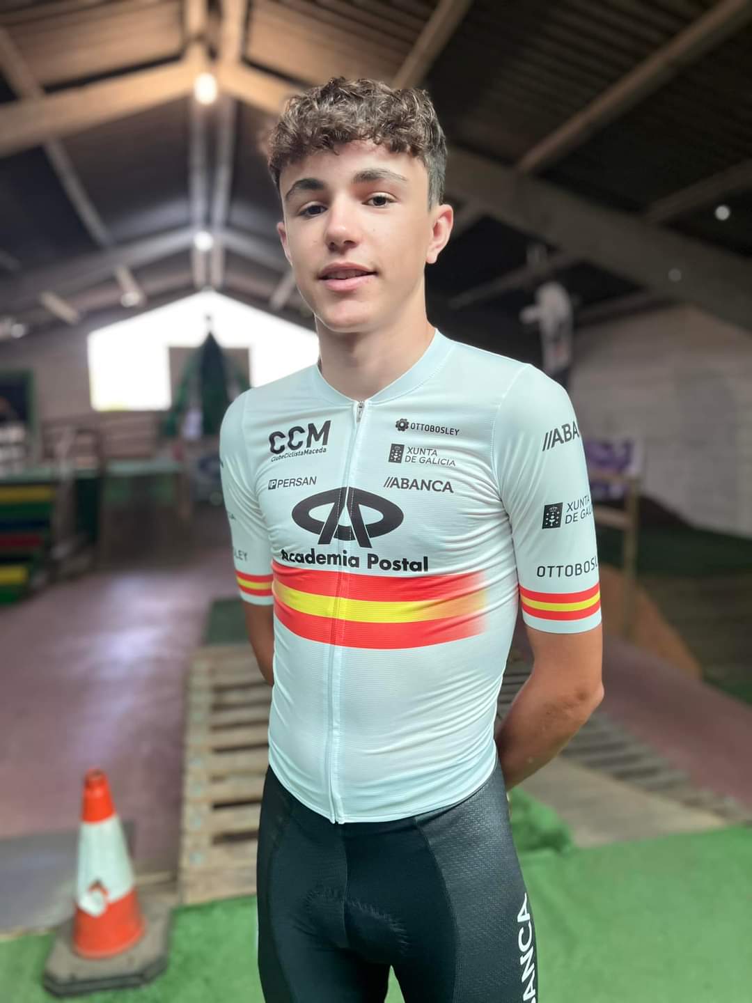 Alejandro García del club ciclista de Maceda en el puesto 35 del ranking mundial junior