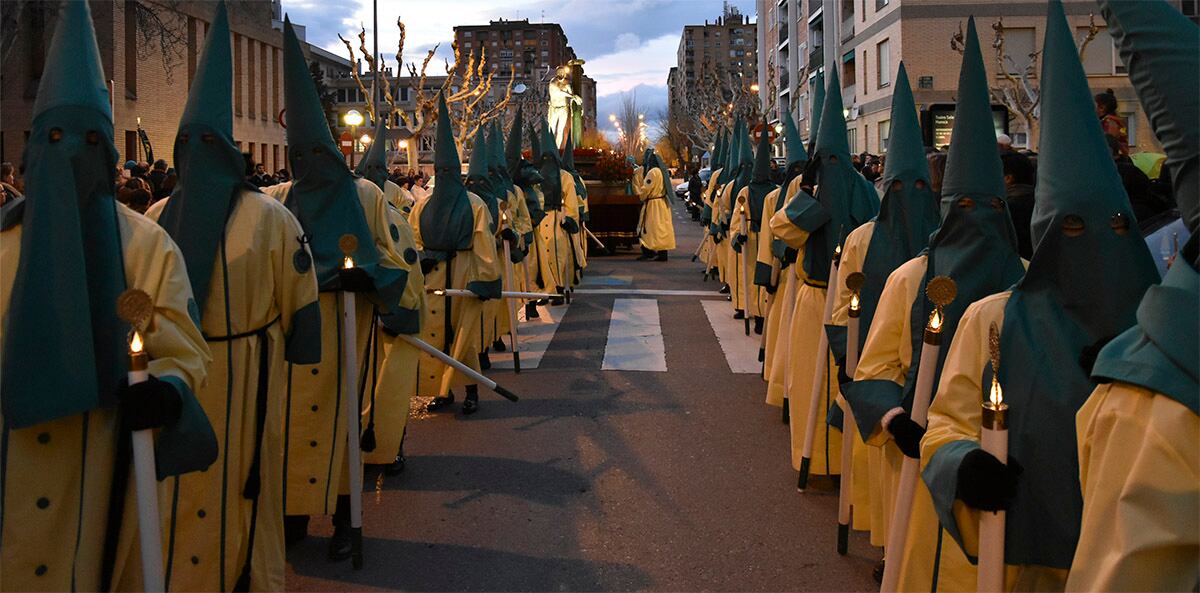 Procesión de Jesús Atado a la Columna del colegio de San Viator