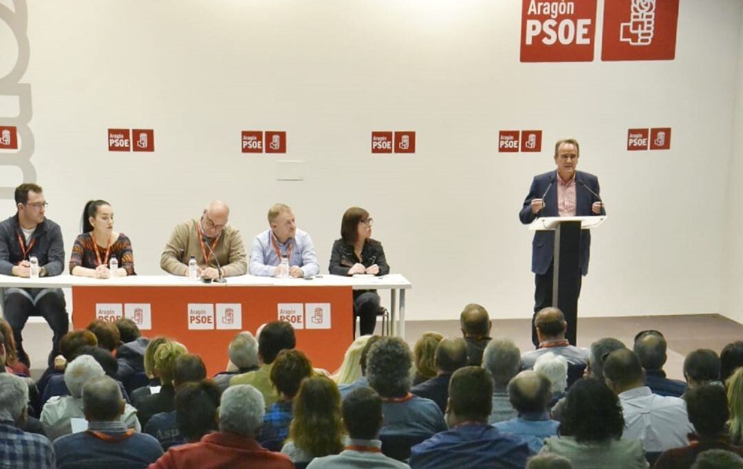 Reunión de la Ejecutiva Provincial del PSOE de Zaragoza 