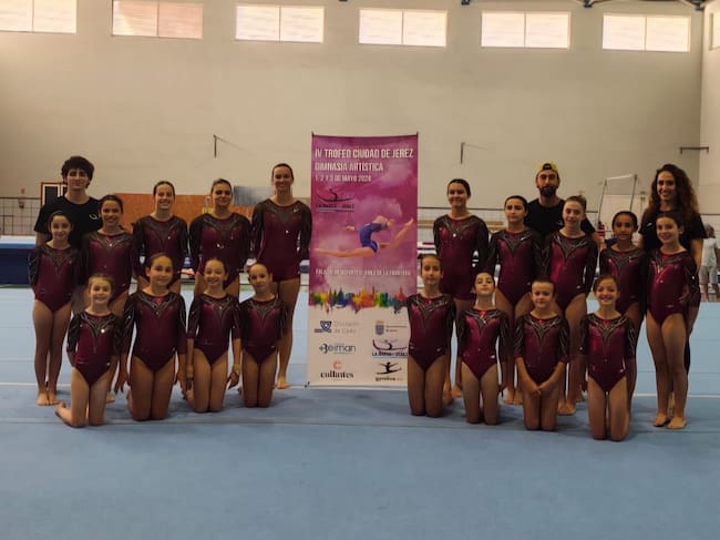 Gimnastas del Club La Barca-Jerez