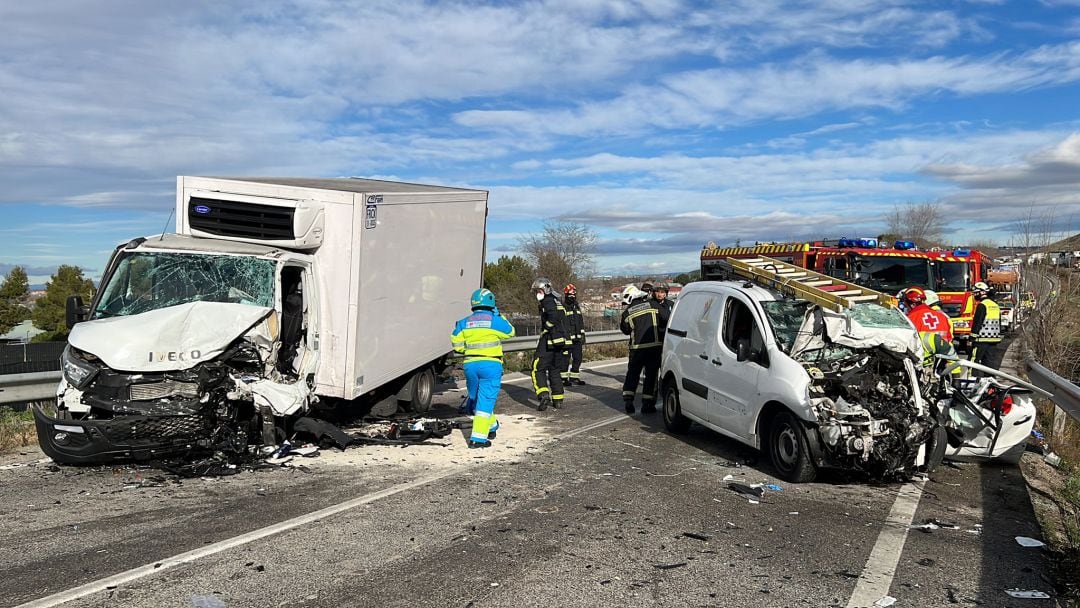 Accidente mortal de tráfico en San Fernando de Henares. M-203