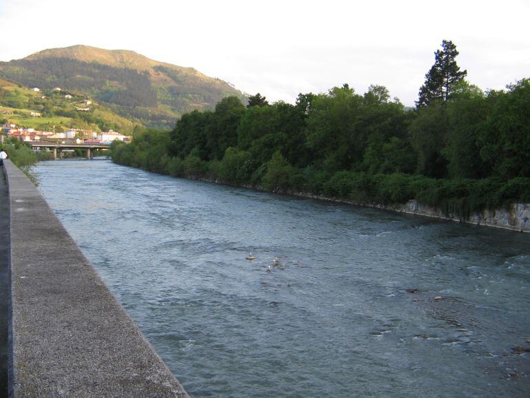 El río Oria a su paso por Lasarte