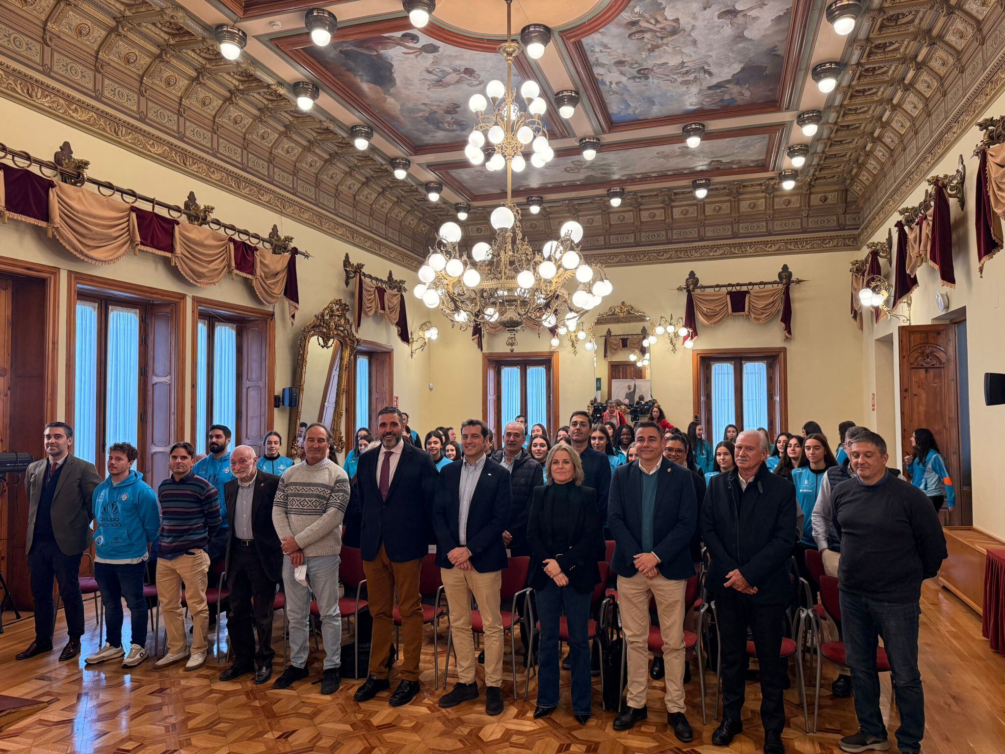 Presentación de la Copa de España de voleibol cadete.
