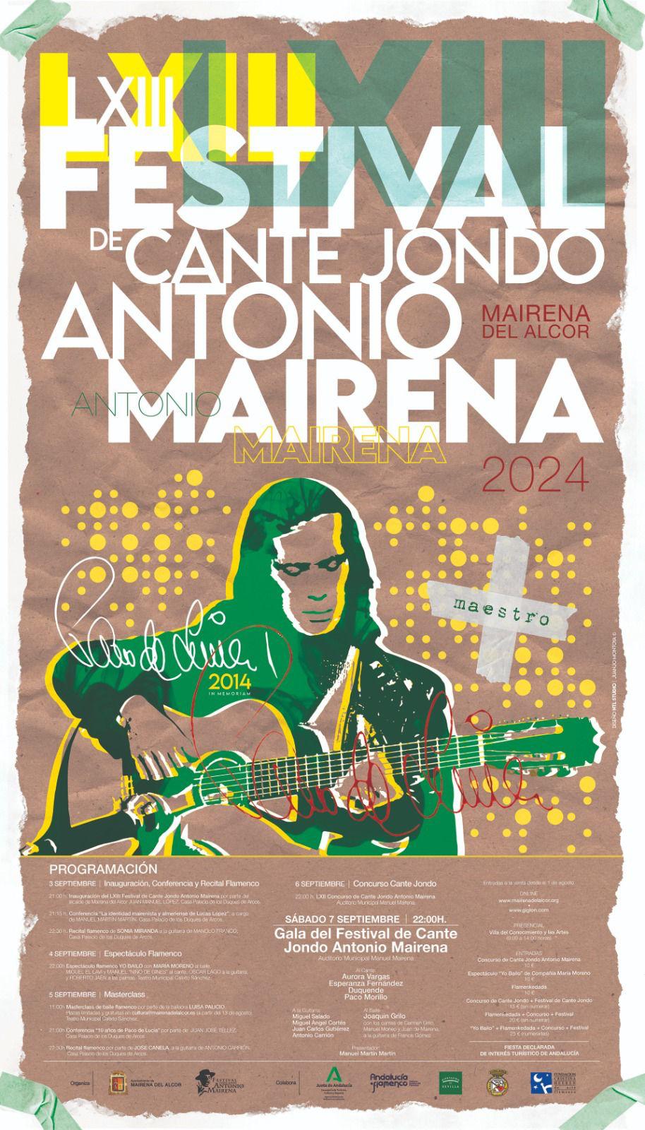 El cartel del Festival de Cante Jondo de Mairena