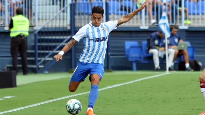 Renato Santos con el Málaga. FOTO AS