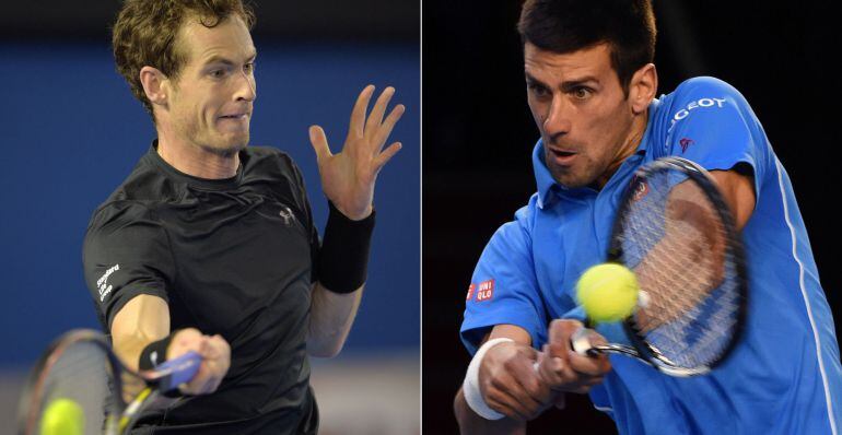 Andy Murray y Novak Djokovic jugarán este domingo la final del Open de Australia.