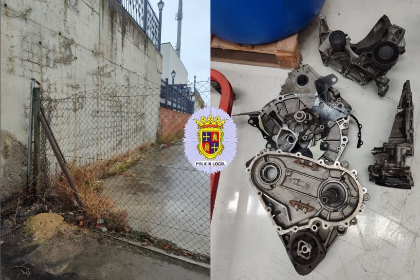 Detenido por robo con fuerza en un taller