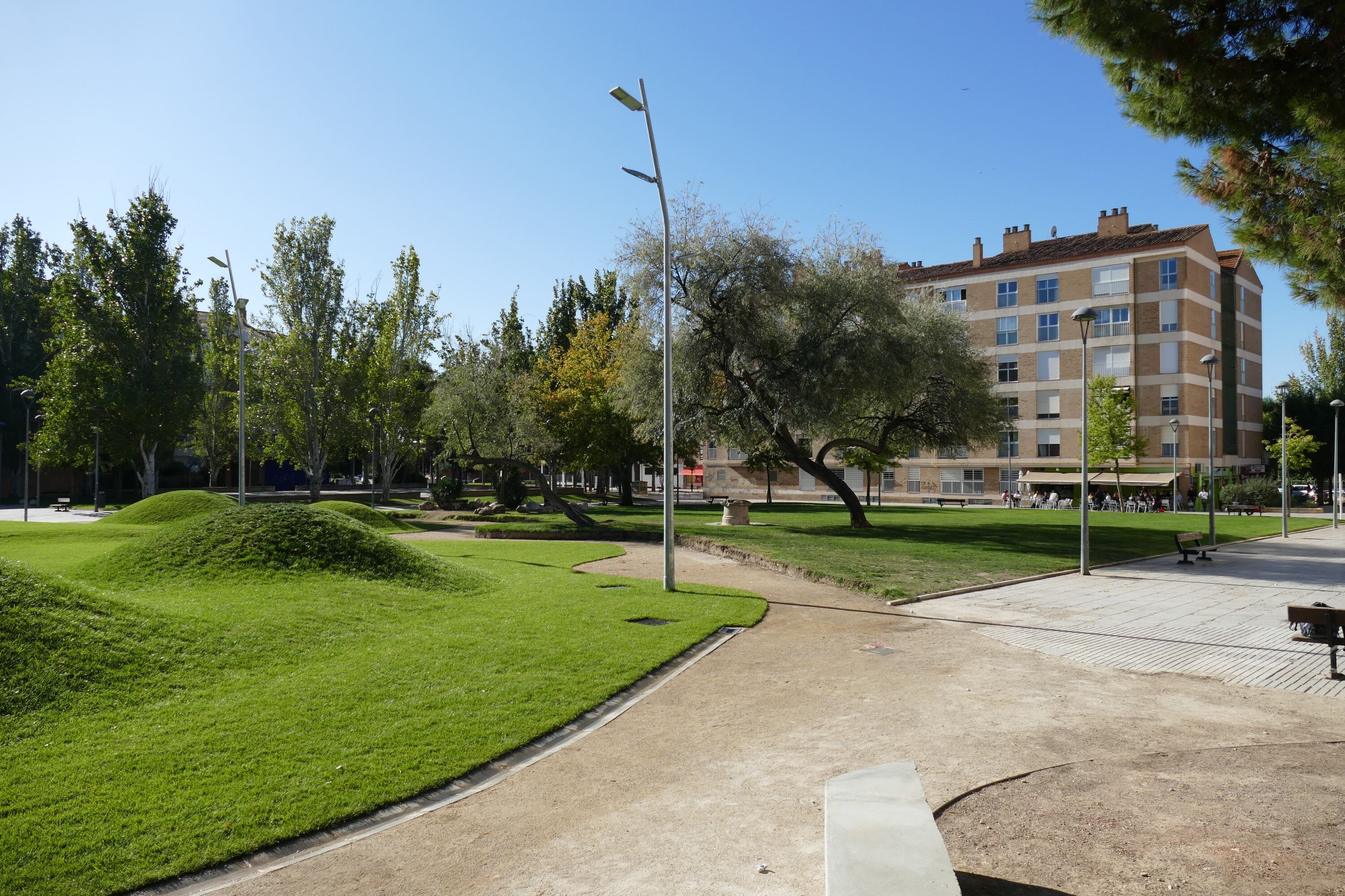 Nueva fase de trabajos en el parque San Martín