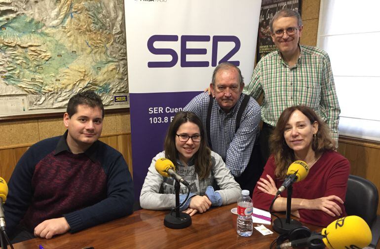 Pilar Ruipérez pregonera de la Semana Santa de Cuenca de 2018 con Antonio Pérez Valero y José Miguel Carretero