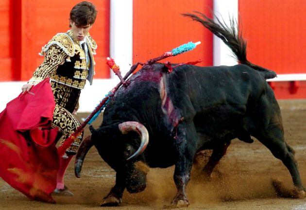 Eduardo Gallo durante la Feria de Santiago de 2013