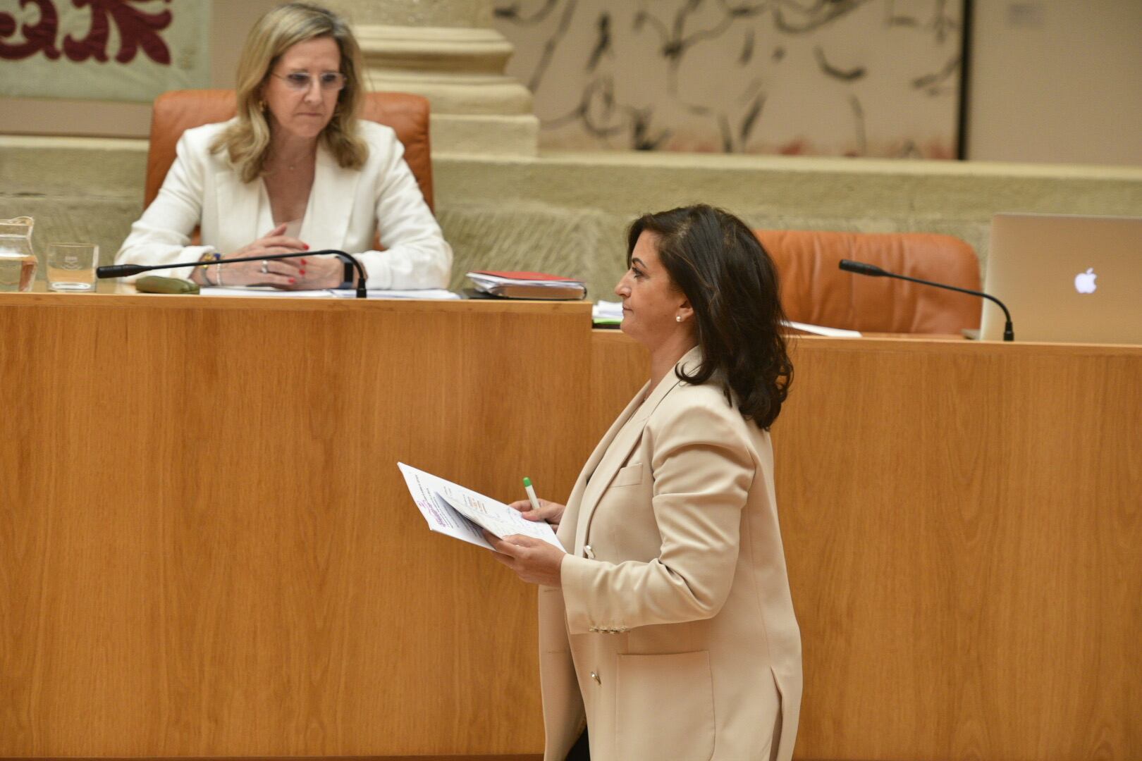 Concha Andreu en la segunda sesión del Debate del Estado de la Región