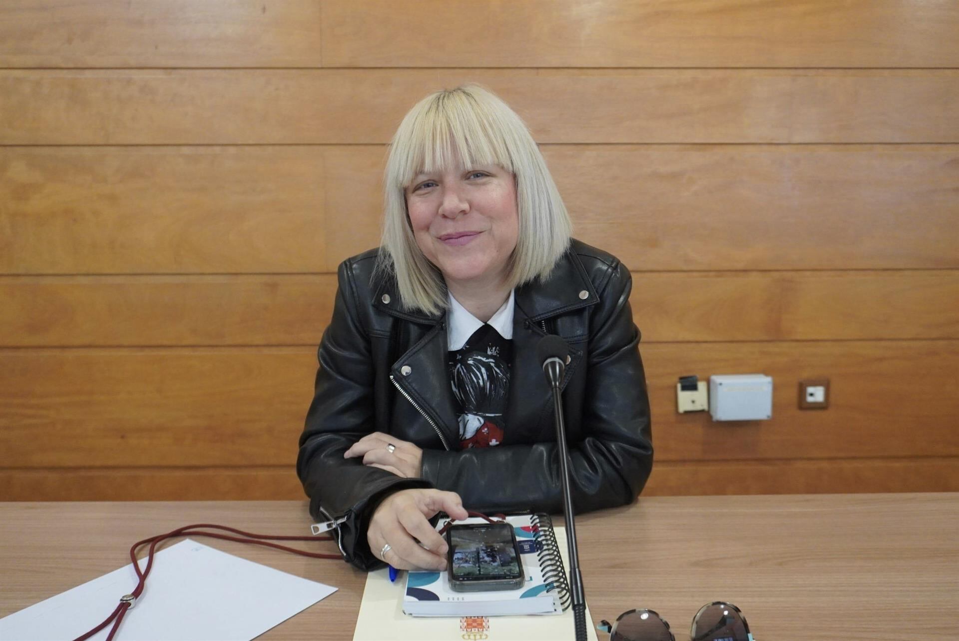 La concejala del Grupo Municipal Socialista en el Ayuntamiento, Ainhoa Sánchez