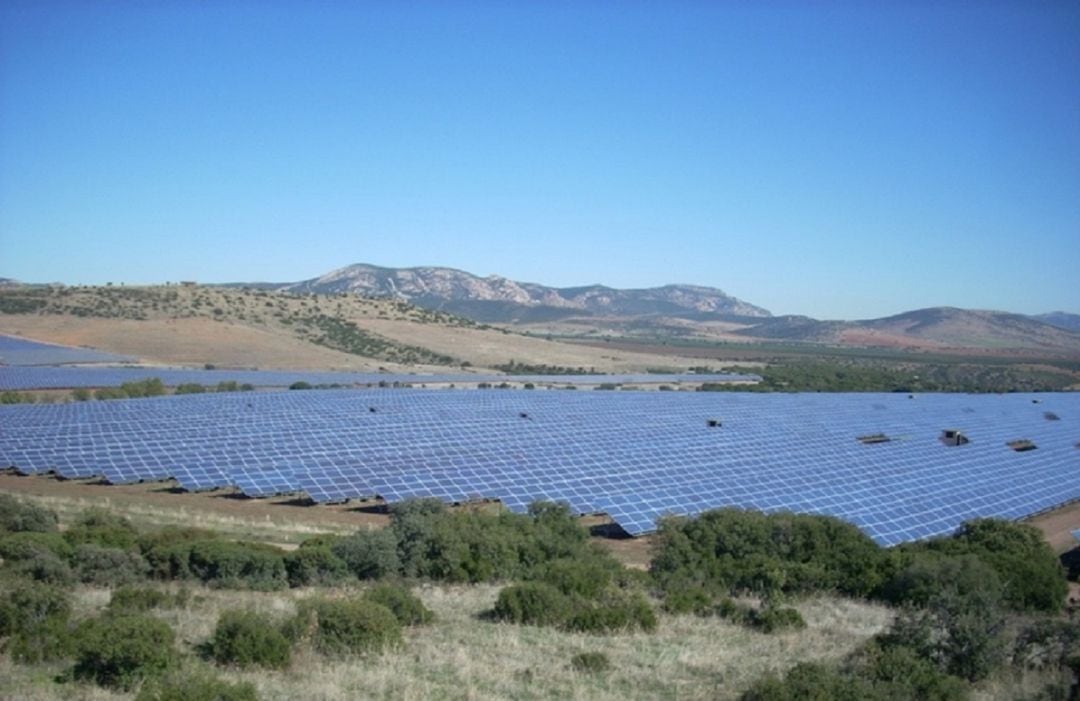 Campo solar fotovoltaico