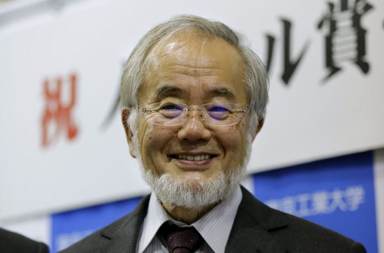 El científico japonés Yoshinori Ohsumi, premio Nobel de Medicina 2016. 