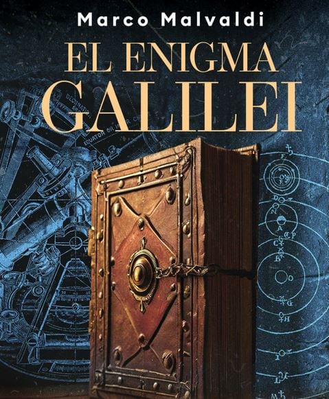 Detalle de la portada del libro 'El enigma Galilei' de Marco Malvaldi.