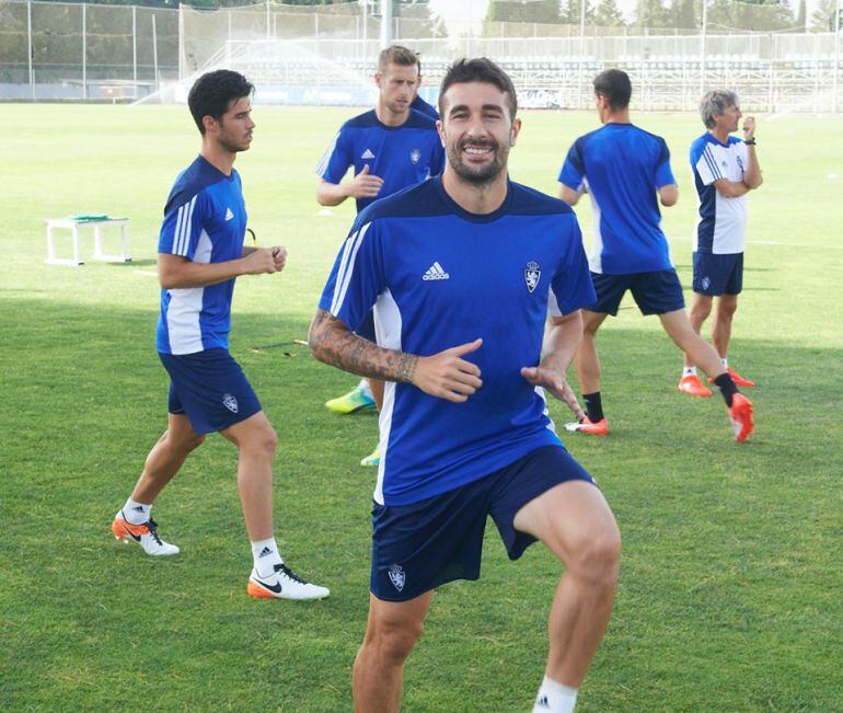 Cani entrenándose en las instalaciones de la Ciudad Deportiva 