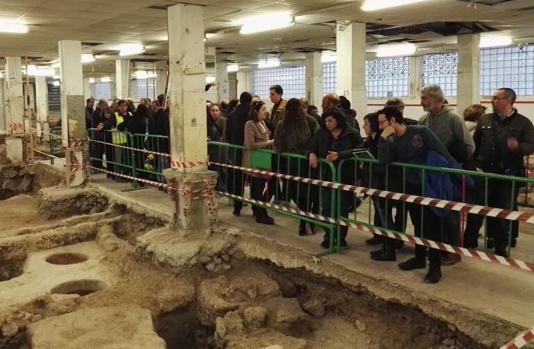 Excavaciones arqueológicas Mercado Central
