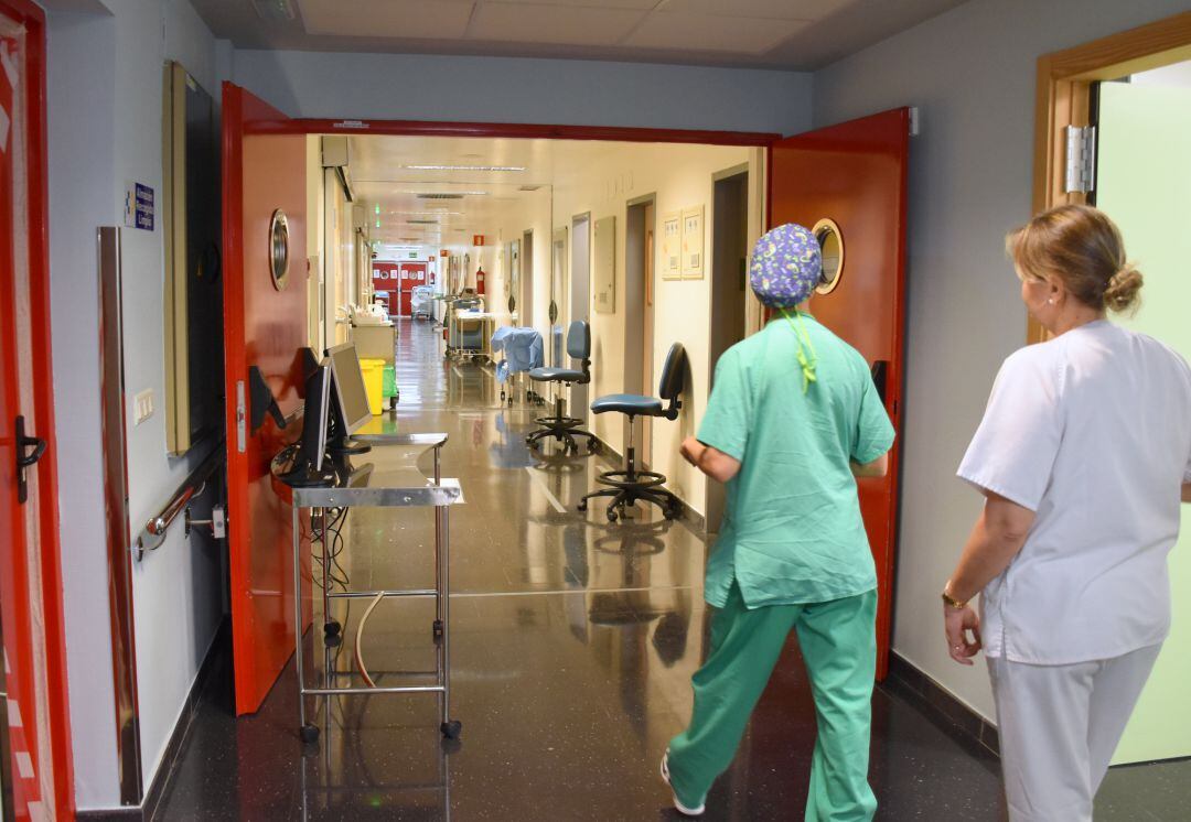 Una de las "plantas COVID" del hospital Doctor José Molina Orosa de Arrecife.