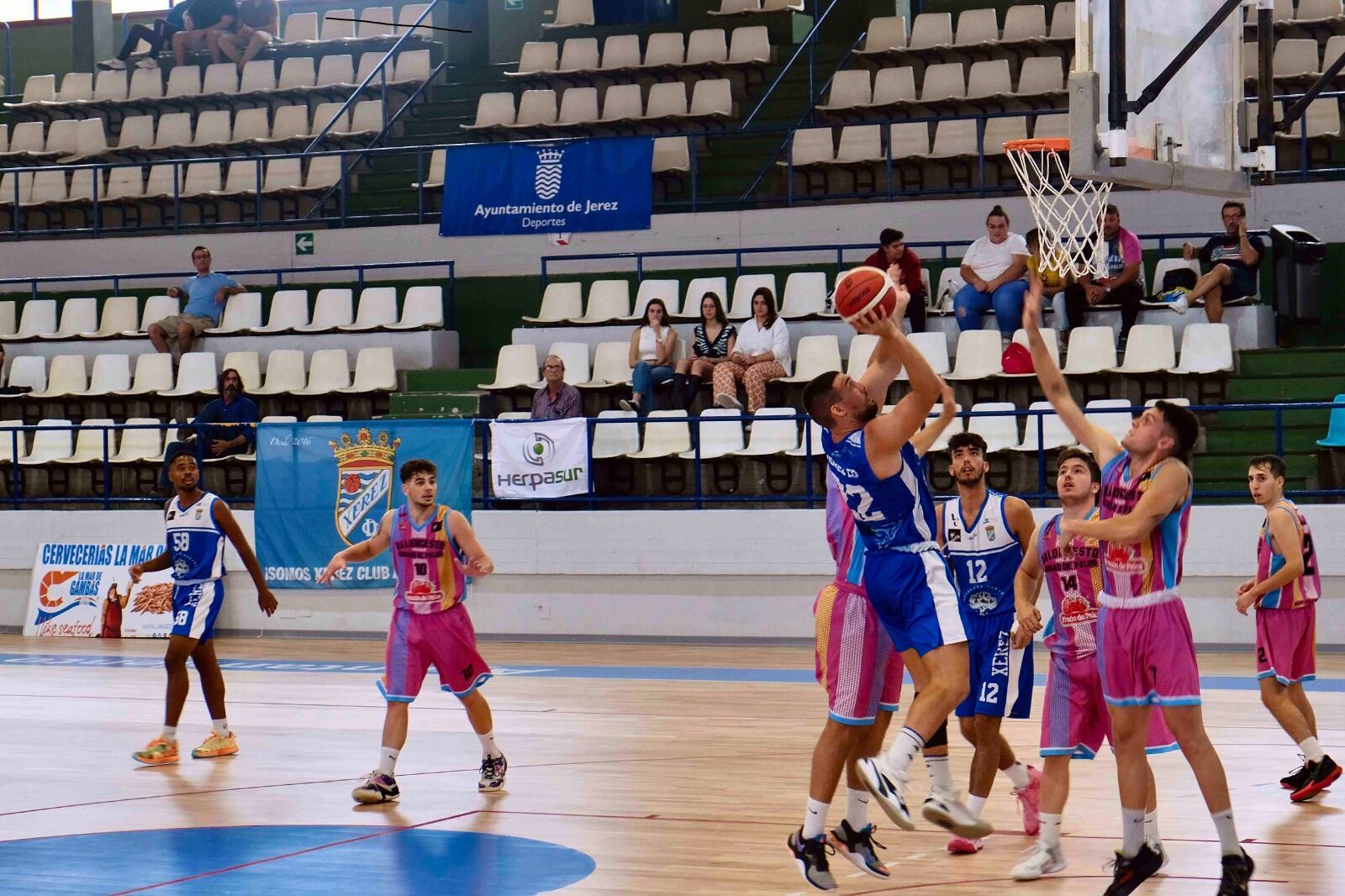 Imagen partido del Xerez CD de Baloncesto