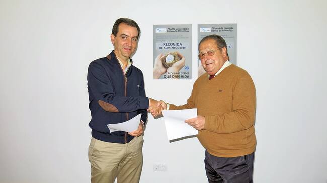 Javier Tejeda (izquierda) junto a Segundo Alcázar