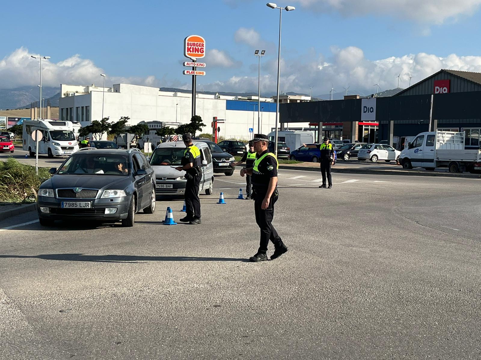 Controles a la salida de Tarifa