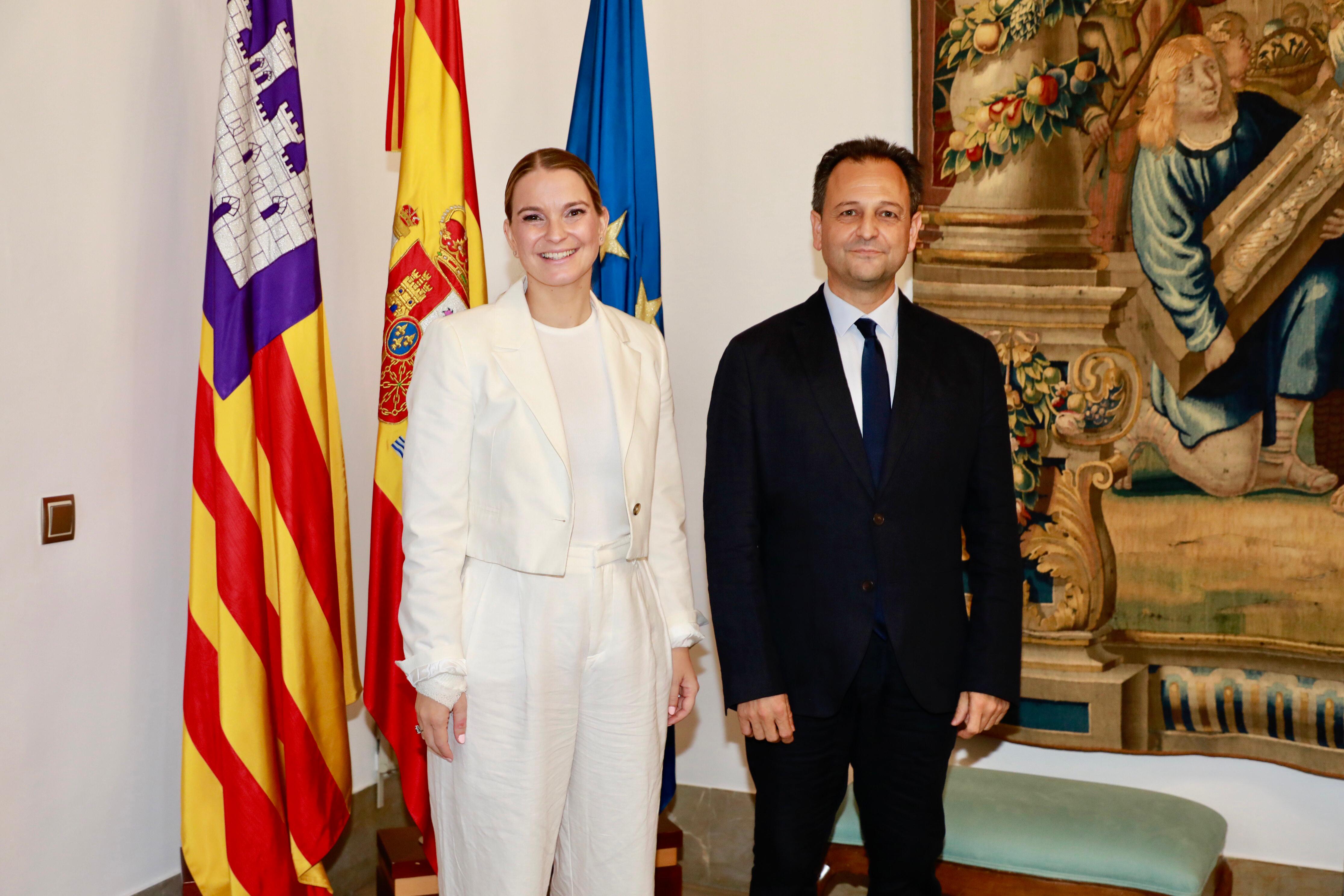 Marga Prohens y Llorenç Córdoba