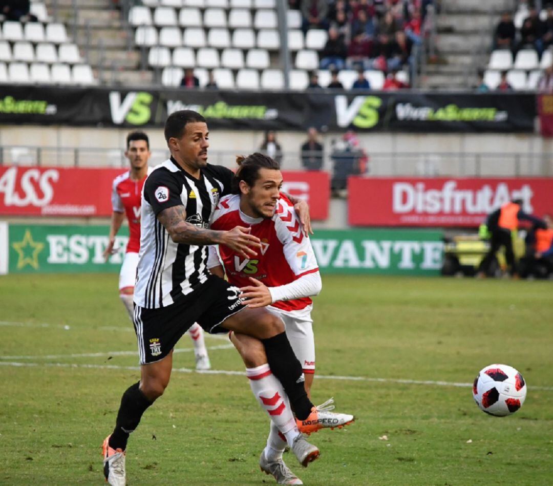 Imagen del derbi disputado en Nueva Condomina entre el Real Murcia y el FC Cartagena