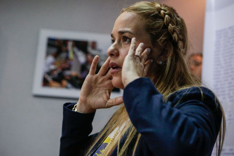  Lilian Tintori, la esposa del opositor Leopoldo Lopez, ahora investigada por la fiscalía por evasion de capitales 