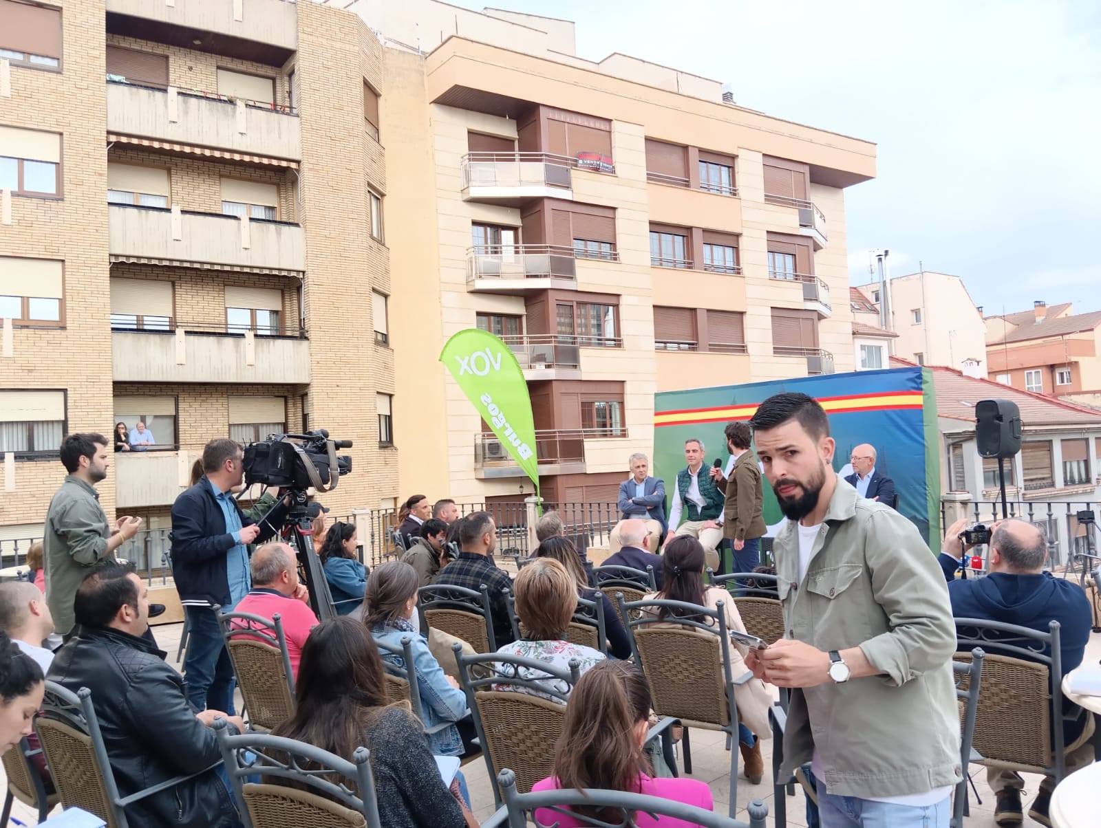 La terraza del hotel Villa de Aranda albergó este acto