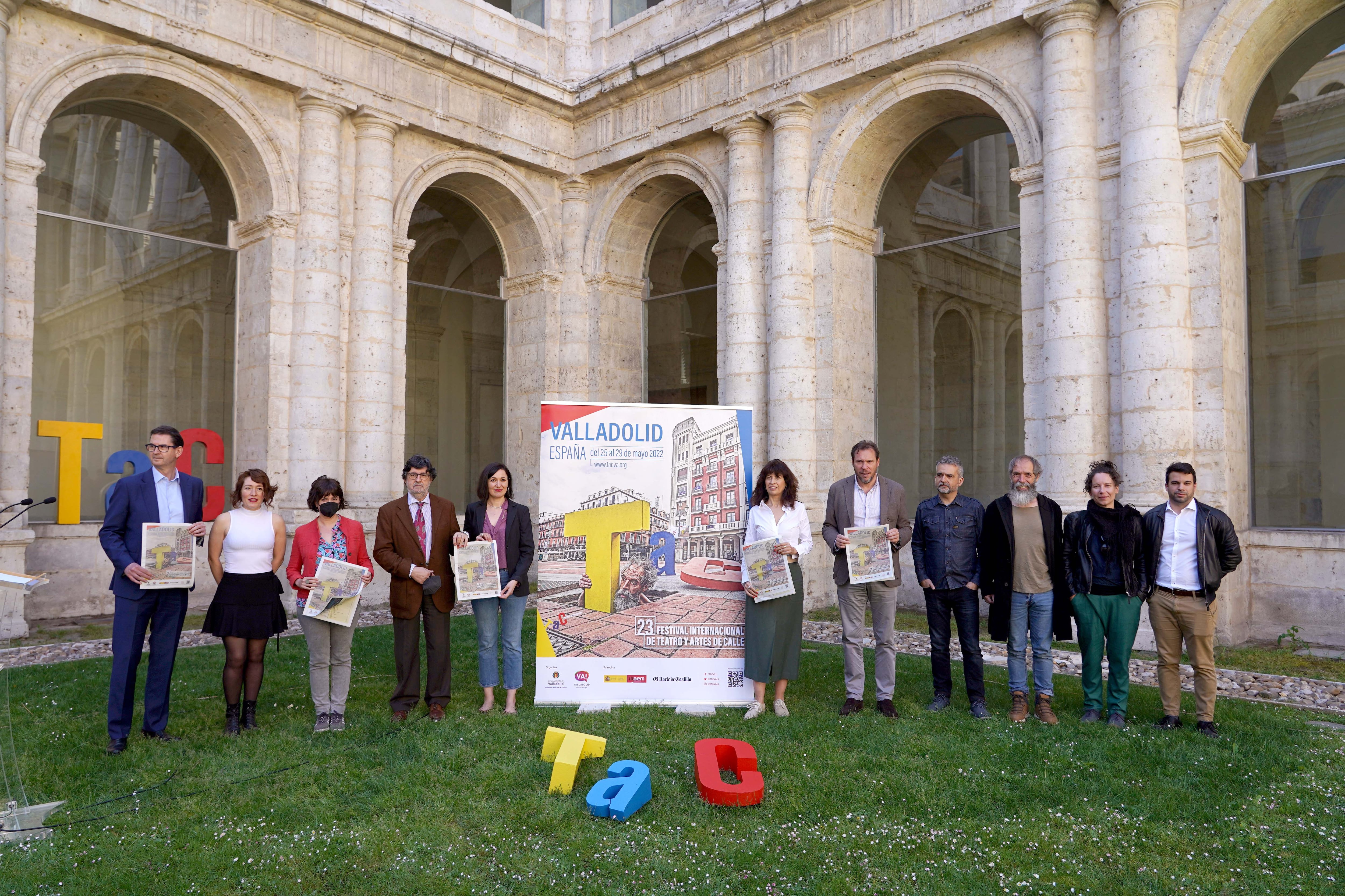 El alcalde de Valladolid, �car Puente, presenta la programaci�e la 23 edici�el Festival Internacional del Teatro y Artes de Calle-TAC 2022.