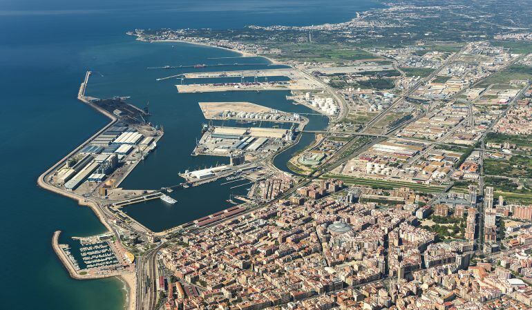 Vista d&#039;ocell de la ciutat de Tarragona.