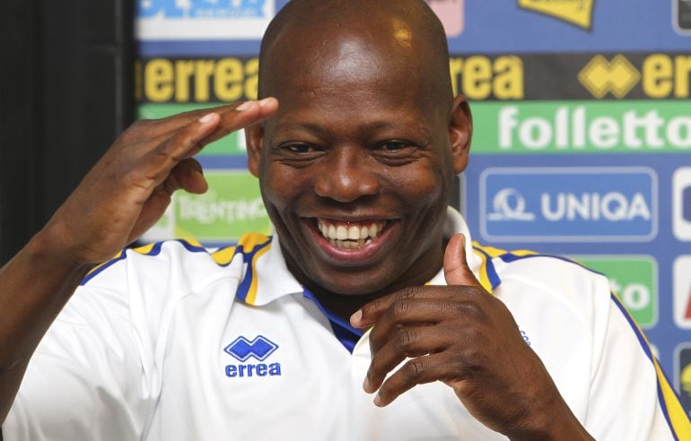 El exjugador colombiano Faustino Asprilla.