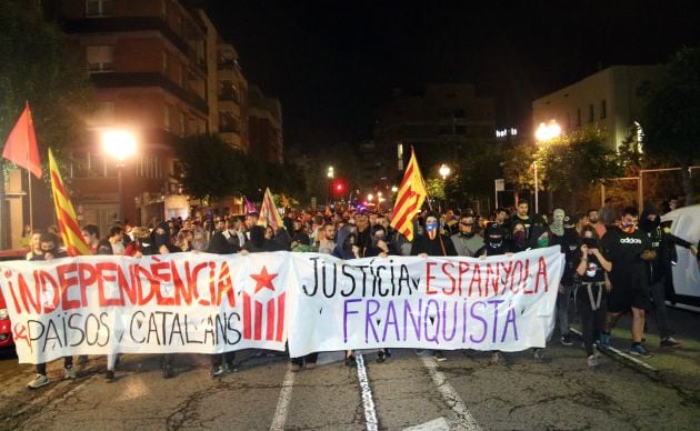 Manifestació a Tarragona.