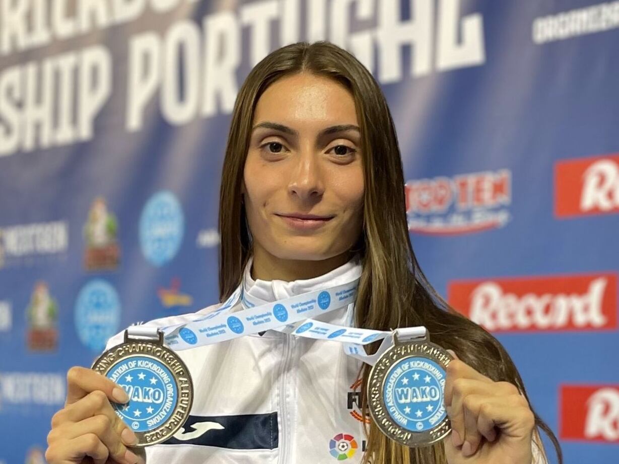 Marta González, doble subcampeona del mundo de KickBoxing