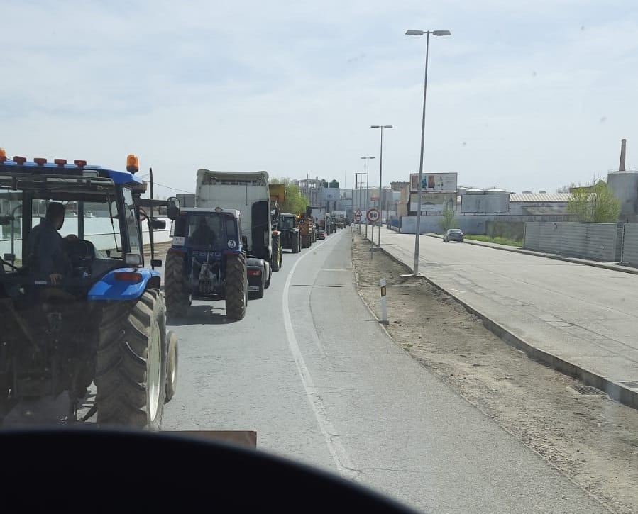 Tractorada en Tomelloso