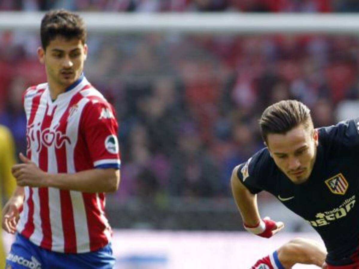 El Atlético se queda sin oxígeno en Gijón