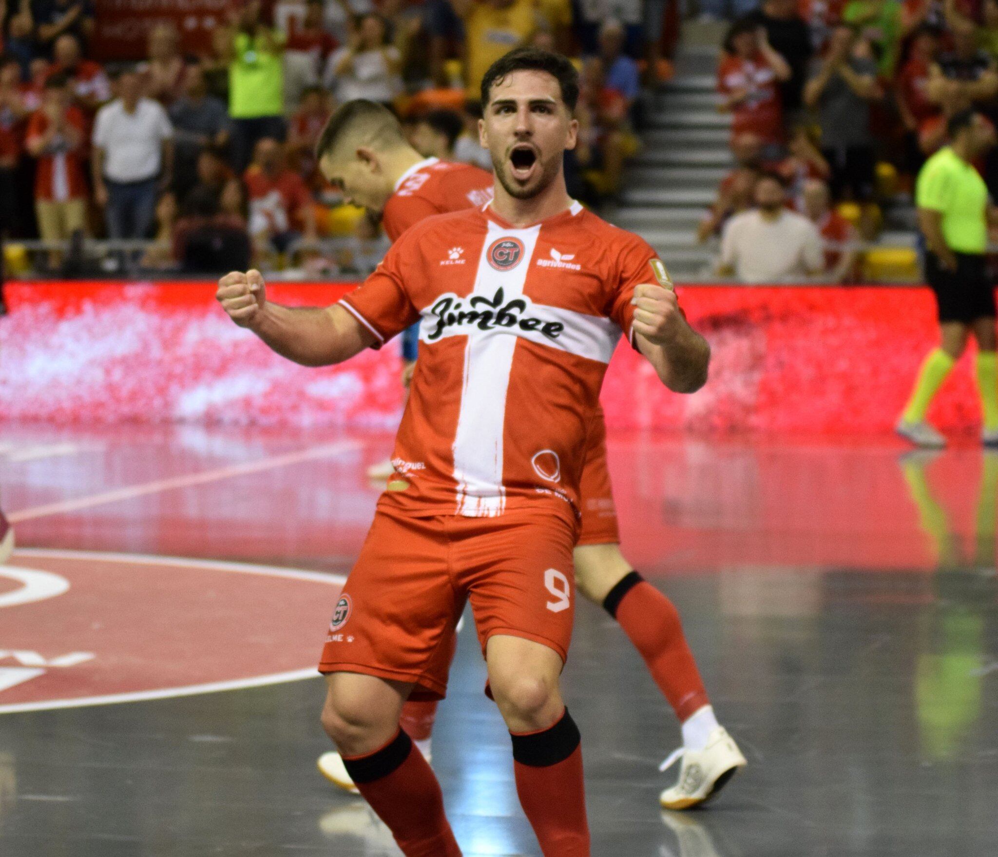 Pablo Ramírez celebra un gol