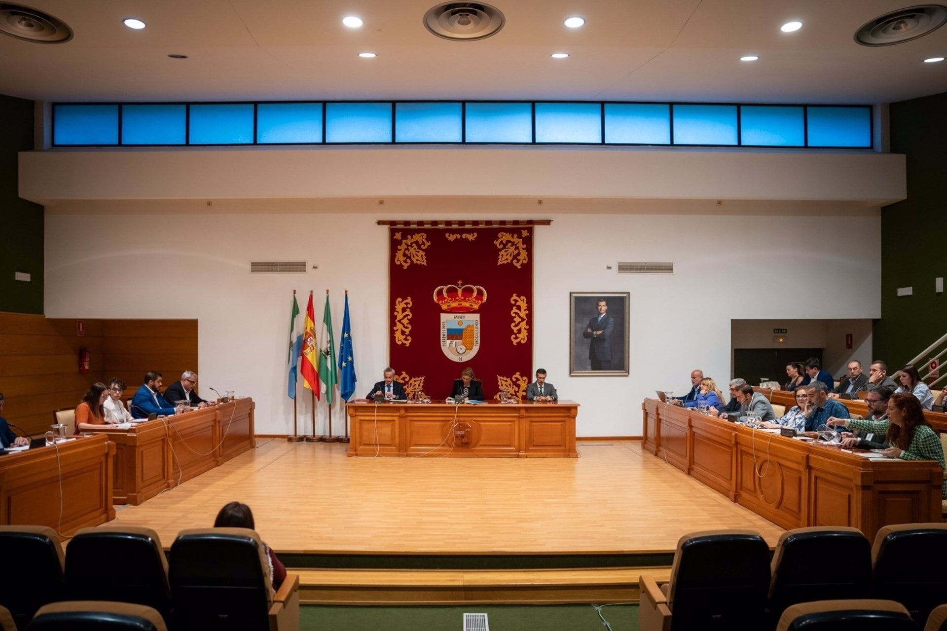 Sesión plenaria en el Ayuntamiento de Torremolinos