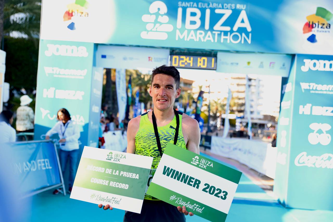 Dani Mateo, en la reciente Santa Eulària Ibiza Marathon.