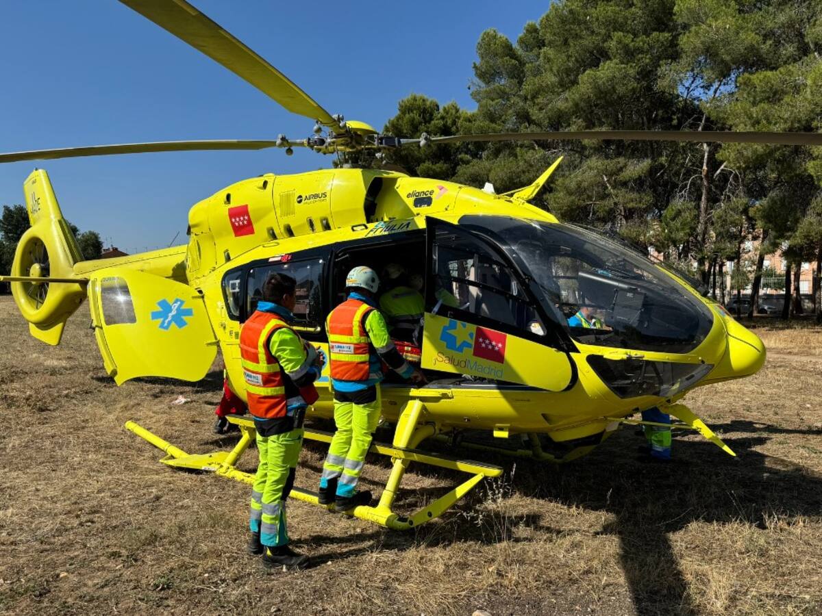 Un menor de 13 años, en estado crítico tras quedar atrapado en la depuradora de una piscina en Alcalá de Henares